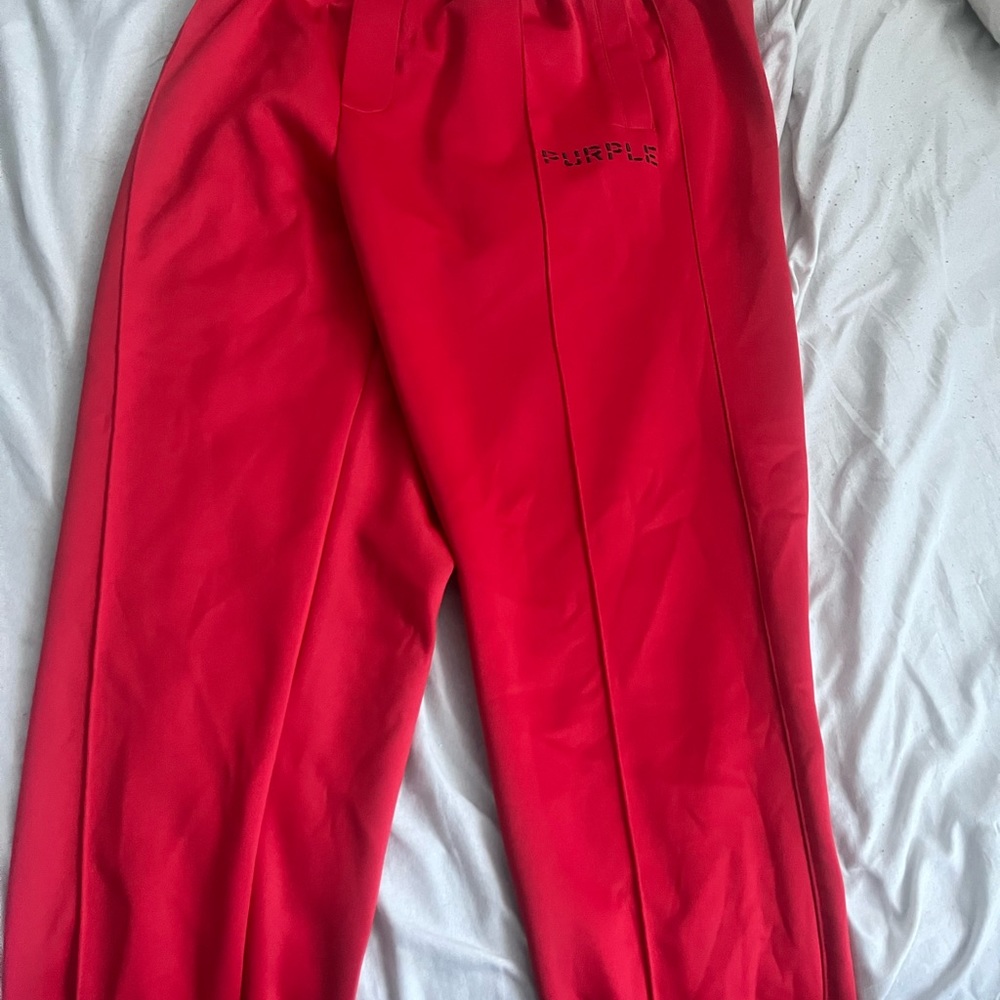 Purple brand Red tracksuit pants Retail 250 Worn once size S